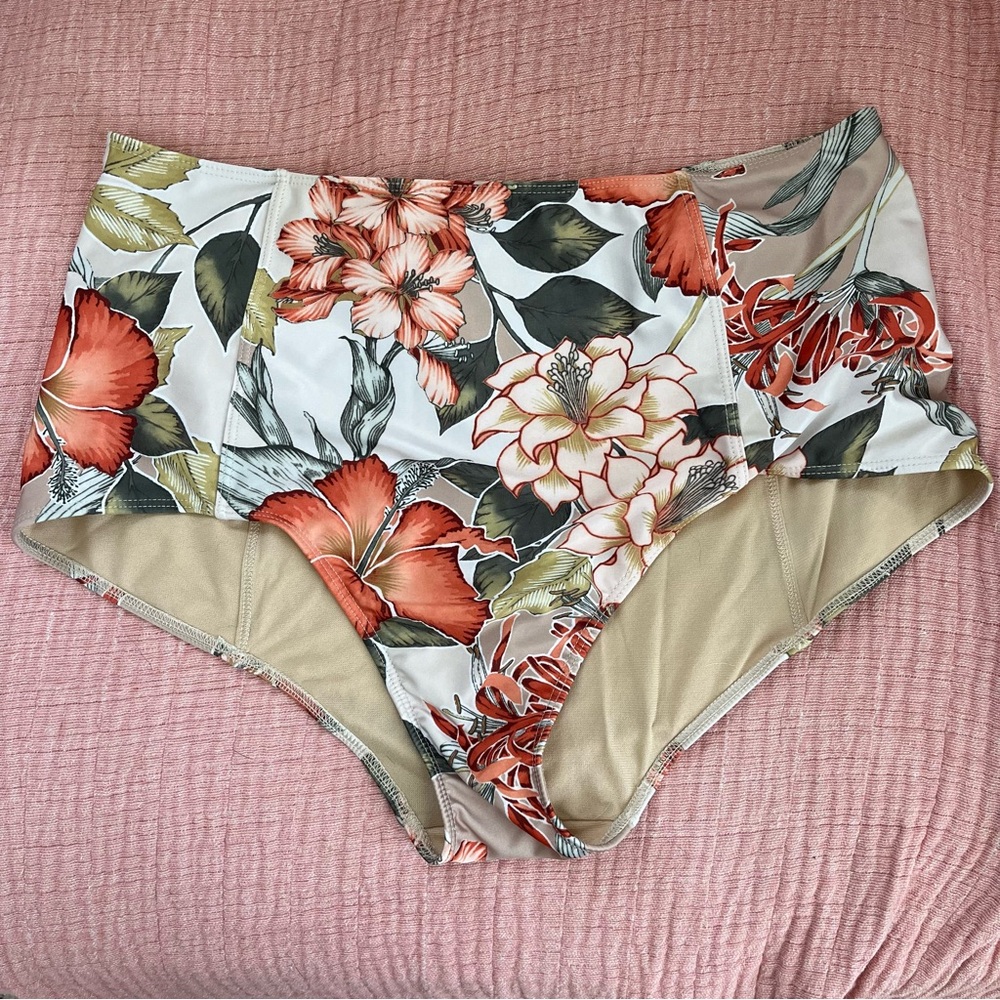 Kortni Jeane Vintage Hawaiian High Waisted Bottoms